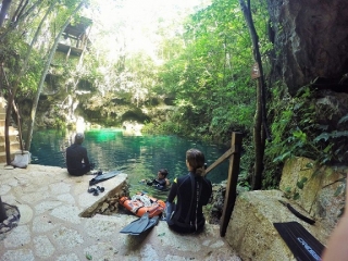 buceo en cenotes